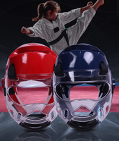 Mousse PU Sparring Gear Head Guard Arts Martiaux Lutte Boxe Couvre-chef Karaté Protection Taekwondo Casque