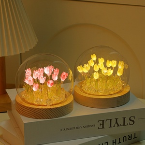 Kit DIY de remplissage de gravier de cristal, couleurs macaron variées, <span class=keywords><strong>pour</strong></span> décoration de veilleuse de chambre, bureau, anniversaire, Saint-Valentin, mariage - Product Image 3