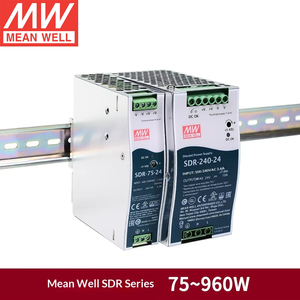 Alimentation industrielle sur rail DIN MEAN WELL série <span class=keywords><strong>SDR</strong></span> 12V 24V 48V 75-960W avec PFC actif et protection contre les surcharges à 150 % de charge de crête - Product Image 4