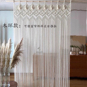 Nuovo stile artigianato lussuoso divisorio in <span class=keywords><strong>macramè</strong></span> tenda da parete appesa a mano Boho sfondo per matrimonio <span class=keywords><strong>tende</strong></span> da cucina - Product Image 6