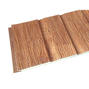 Revestimiento de Paredes Exteriores, Paneles de Metal de Aluminio para Fachadas, Paneles de Revestimiento de Espuma de Poliuretano con Relieve de Madera - Product Image 6