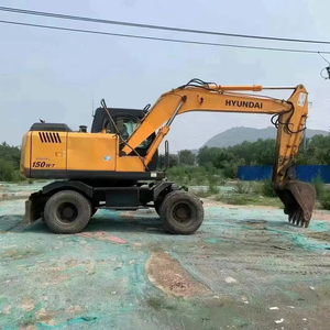 Excavatrice sur pneus originale Hyundai 150w-7 d'occasion en bon état à bas prix, excavatrice utilisée 170w-7 225LVS disponible - Product Image 1