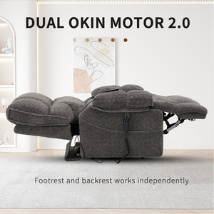 Silla elevadora eléctrica para personas mayores, sillón reclinable de elevación eléctrica con bolsillos de almacenamiento para asistencia de movilidad y rehabilitación - Product Image 5