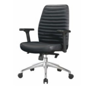 Chaise de bureau moderne et confortable en cuir 36019-1610C/B/A - Product Image 3