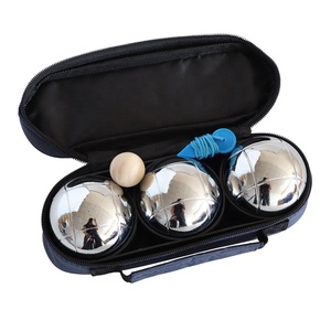 Ensemble <span class=keywords><strong>de</strong></span> <span class=keywords><strong>boules</strong></span> <span class=keywords><strong>de</strong></span> <span class=keywords><strong>pétanque</strong></span> en métal <span class=keywords><strong>de</strong></span> qualité supérieure avec sac <span class=keywords><strong>de</strong></span> transport, 3 pièces, pour le sport et les loisirs en plein air - Product Image 4
