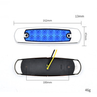 Superbleds Auto voiture 24V LED lumière camion feu de position latéral marqueur LED signal lumineux 24V LED jaune indicateur feux de position latéraux en gros