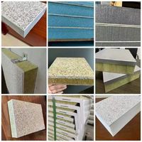 Fabricant chinois direct, laine de roche décorative pour murs extérieurs, isolation phonique, panneau sandwich en laine de roche, isolation thermique