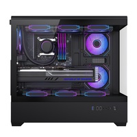 Boîtier PC Grand Format EATX Vue Mer, Boîtier Gaming E-ATX en Verre Trempé