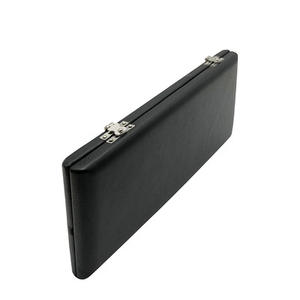 Boîte à étui en cuir noir, 20 pièces, couvercle personnalisé de haute qualité à la mode - Product Image 2