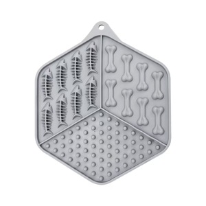 Tapis de léchage en silicone pour chien, gamelle anti-étouffement pour animaux, favorise la digestion, produits pour animaux avec ventouse - Product Image 3