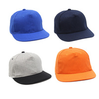 Gorra de Béisbol Snapback Plana de 5 Paneles, 100% Poliéster, Estilo Urbano, Deportiva, para Exteriores, con Logotipo Personalizado Bordado, Venta al Por Mayor