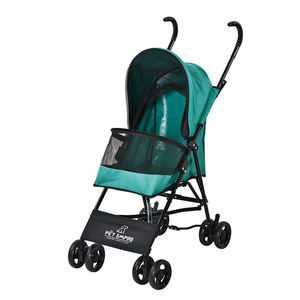 Fabricant de produit Chariot pour animaux de compagnie à fermeture à un bouton peu encombrant avec tissu Oxford 300D pour la promenade dans le <span class=keywords><strong>parc</strong></span> - Product Image 2