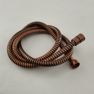 Modern Design Luxury <strong>Red</strong> Bronze Flexible Stainless Steel Bathroom <strong>Bidet</strong> Plumbing Shower Rain Water Hose Tube - Product Image 3