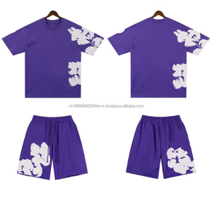 T-shirts pour femmes en coton 100% tricoté, style denim imprimé, design original vintage, style tendance, vêtements pour hommes - Product Image 2