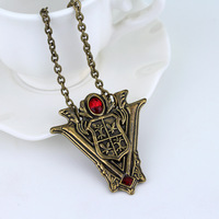 Collier pendentif Twilight Volturi New Moon Vampire Family Villain Crest Peaks Tower pour femmes