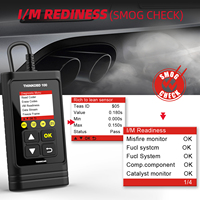 THINKCAR THINKOBD 100 avec étui de protection Lecteur de code OBD2/EOBD pour voiture Fonctions complètes Vérification Réinitialisation Effacement des défauts du moteur Diagnostic CAN