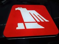 Enseigne lumineuse LED en acrylique avec rainure de guidage en acier inoxydable, télécommande, économie d'énergie, lettres lumineuses durables pour bureau, centre commercial, bar