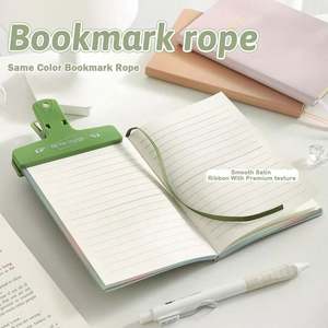 Wholesale Custom Logo A6 <b>Mini</b> <b>Notebook</b> Premium Leather Cover Morandi Colored Thick Paper Portable Notes Book - Product Image 3