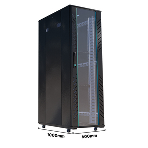 Tủ dữ liệu 12/16/20/24/28/32/38/42U 600*1000mm Tầng-đứng máy chủ <span class=keywords><strong>Rack</strong></span> 19inch Mạng Giá tủ với cổ phiếu cửa kính - Product Image 5