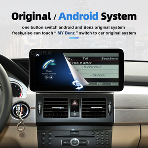 Système multimédia Android pour tablette 12,3 pouces pour Mercedes X204 <span class=keywords><strong>GLK</strong></span> 2009-2015, autoradio Carplay - Product Image 3