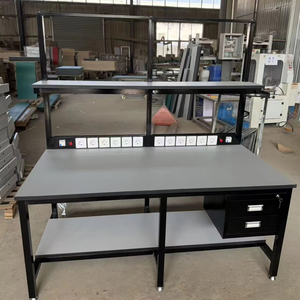 Leenol Lagerräumungsverkauf Arbeitstisch mit Schublade Antistatischer Arbeitsplatz ESD Aluminium-Werkbank für Montagelinie - Product Image 2