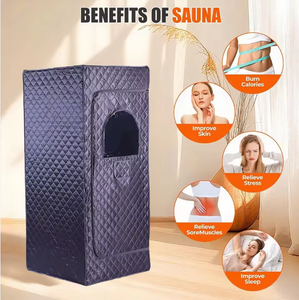 Tenda Sauna Portatile <span class=keywords><strong>a</strong></span> Infrarossi per Interni, Sauna <span class=keywords><strong>a</strong></span> Vapore Secco Pieghevole per Uso Domestico - Product Image 2