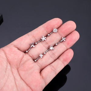 Anneau de Cartilage en acier inoxydable, bijoux de <span class=keywords><strong>Piercing</strong></span>, 16G, Rook Daith, boucles d'oreilles <span class=keywords><strong>Tragus</strong></span> - Product Image 3