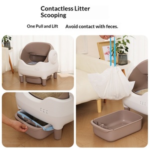 Lettiera Intelligente Mini-B per Gatti in ABS con Pulizia Automatica e Spazzolatura, Aperta e di Grandi Dimensioni - Product Image 4