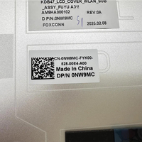 HK-HHT NW9MC Nueva Cubierta Trasera LCD con Pantalla y WLAN para Dell Pro 14 Plus PB14250 2en1