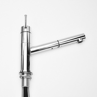 SANIPRO SUS304 chromé levier unique rotatif cuisine salle de bain évier robinet d'eau extractible vers le bas bassin mitigeur