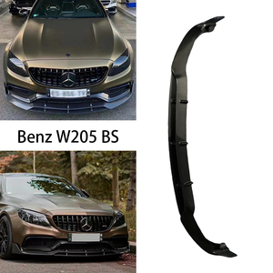 Pour Classe C W205 4DR Style Lèvre avant en fibre de carbone 2015-2021 - Product Image 2
