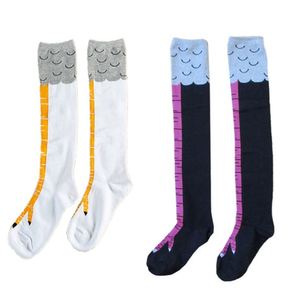 Nuevos Calcetines Largos de Poliéster con Diseño de Patas de Pollo para Niñas, Calcetines Altos Hasta la Rodilla para las Cuatro Estaciones - Product Image 2