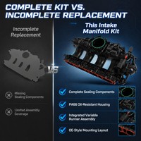 Ansaugkrümmer-Baugruppe OE 06H133201 06H133201AF 06H133201AN für VW Audi Skoda EA888 2.0T Motor Auto-Reparatur-Ersatzteile