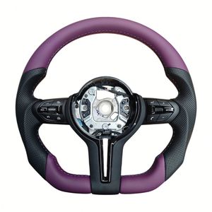 Volante de Coche Personalizado de Cuero y Fibra de Carbono Forjada para <span class=keywords><strong>Mini</strong></span> <span class=keywords><strong>Cooper</strong></span> Jcw R50 R52 R53 R55 R56 R57 R60 R61 F55 F56 F57 F54 F60 - Product Image 4