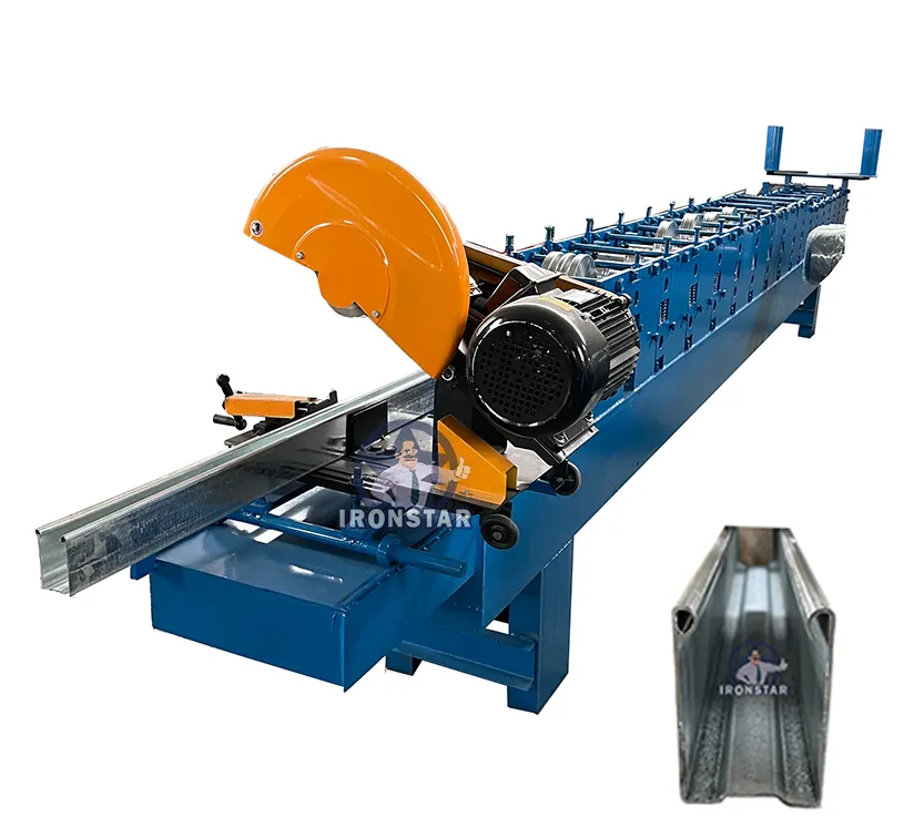 C Fabricage Van Rolluikdeur U Geleiderail Machine