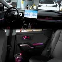 Kit d'éclairage ambiant de voiture 64 couleurs pour Toyota RAV4/Wildlander modèle 2026, éclairage dynamique LED intérieur, symphonie lumineuse 12V