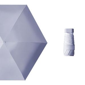 High Quality Capsule Shaped Colored Inside Pocket <b>Mini</b> Umbrella With Uv Protection for Sun and Rain - Product Image 5