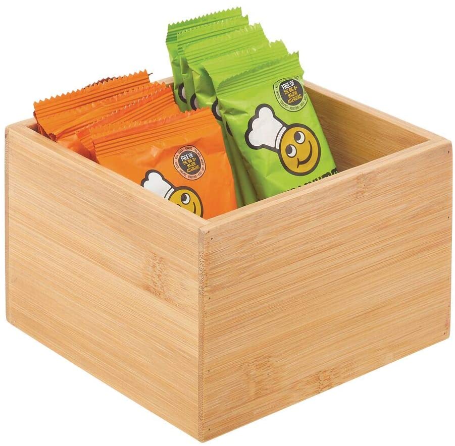 Бамбуковый органайзер для кухонного шкафа, буфета, ящик для хранения