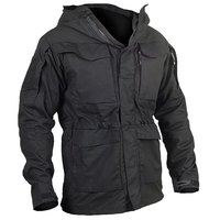 Veste tactique à capuche pour homme, hiver, automne, camouflage, imperméable, décontractée, veste d'extérieur avec fermeture éclair pour la randonnée