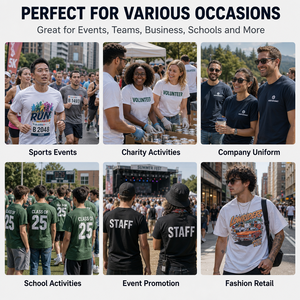 DG001 T-Shirt Personalizzate Unisex in Cotone 180gsm, Magliette Neutre all'Ingrosso per Abbigliamento Aziendale e da <span class=keywords><strong>Lavoro</strong></span> con Stampa - Product Image 5