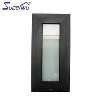 Ventana Abatible con Diseño de Rejilla, Modelo para Casa, Resistente a Huracanes, con Vidrio Impactado
