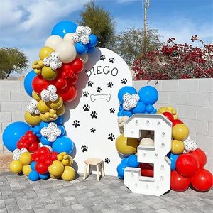 Palloncini Stampati con Zampe di Cane, Mucca e Pallone da Calcio, Palloncini in Lattice Carini a Tema Cane e Mucca per Feste dei Bambini, Decorazioni di <span class=keywords><strong>Compleanno</strong></span> a Tema <span class=keywords><strong>Fattoria</strong></span> in Bianco e Nero - Product Image 2