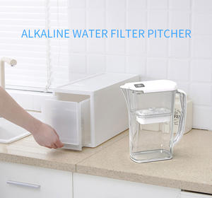 Caraffa Filtrante per Acqua Alcalina e Idrogenata da 3,2L, Purificatore d'Acqua da Tavolo per Cucina, Bottiglia per Bevande Salutari - Product Image 4