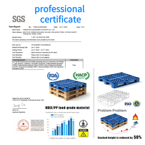 พาเลท4ทางขนาด48X40ยูโรสำหรับงานหนักพาเลทแบบฉีดพลาสติก HDPE - Product Image 4