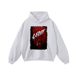 Euro-American High Street <b>Printed</b> Spring Crew Neck Sweatshirt Men's Women's Casual Loose Distressed Couple Retro Trendy Hoodie - Product Image 5