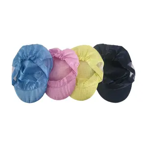 ESD Lint Free Polyester Clean Room Anti Static ESD Cap For Clean room work and made in Myesde Supplier