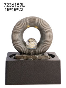 Nouvelle fontaine d'intérieur décorative à <span class=keywords><strong>3</strong></span> bassins, rocaille, son apaisant, <span class=keywords><strong>fontaines</strong></span> de table, maison - Product Image 3