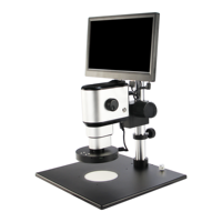 Microscope vidéo stéréo intelligent FM110AM de Ft-Opto avec zoom motorisé 4K pour l'inspection industrielle, la mesure et la soudure de circuits imprimés, grossissement 10x-99,8x