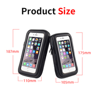 Support de téléphone portable pour Moto vélo, montage sur attache de rétroviseur, pour Scooter, résistant à l'eau