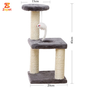 Oferta Anual: Árbol para Gatos con Hamaca y Rascador, Color Beige Gris Oscuro, para Gatos de Interior - Product Image 6